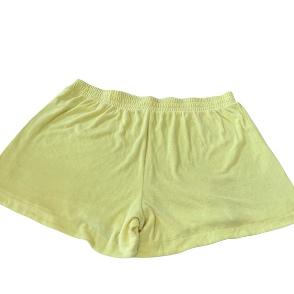 A New Day Terry short inseam high rise elastic waist Yellow swim shorts 2X NWT - Picture 3 of 5